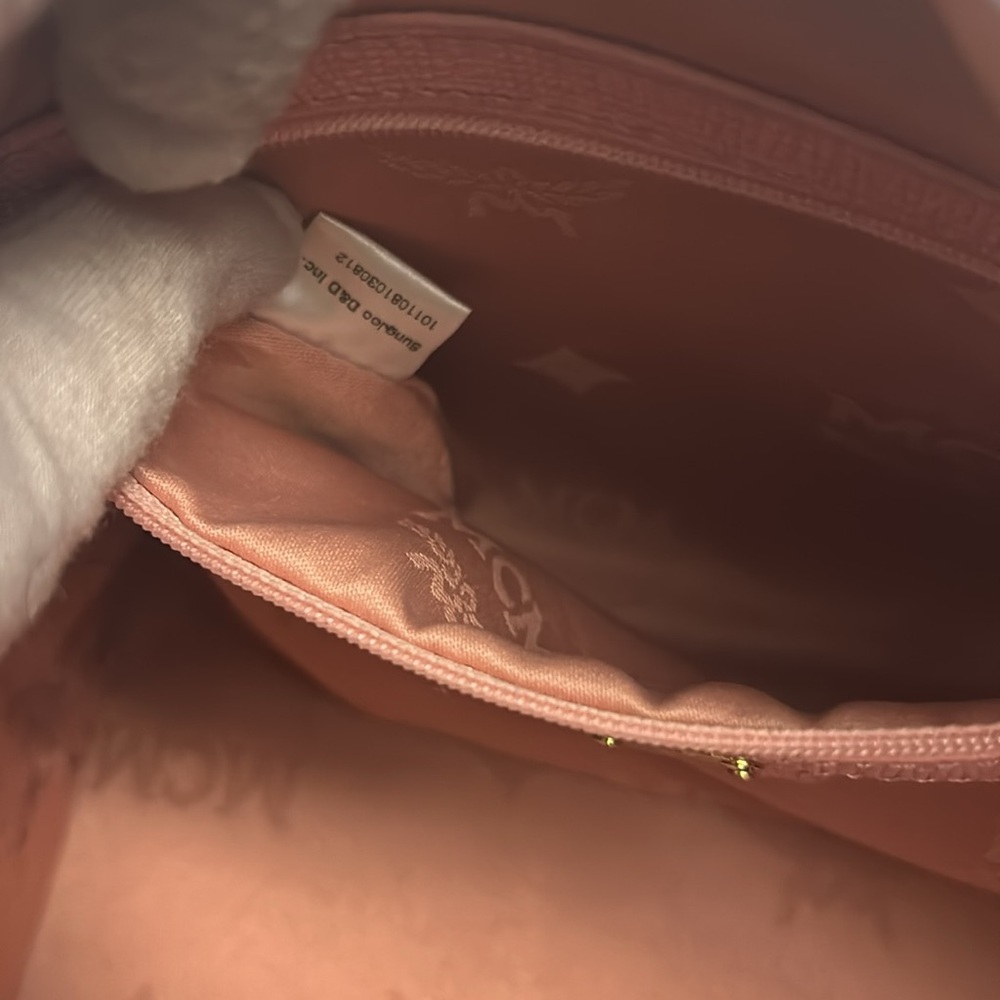 MCM Pink cute RARE Handbag with COA - Picture 12 of 17